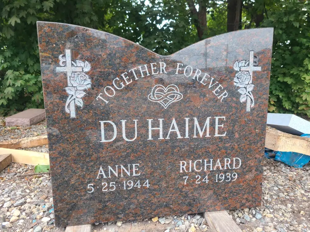 Granite Military Headstone hand-carved by Military Memorials in NJ — image 2