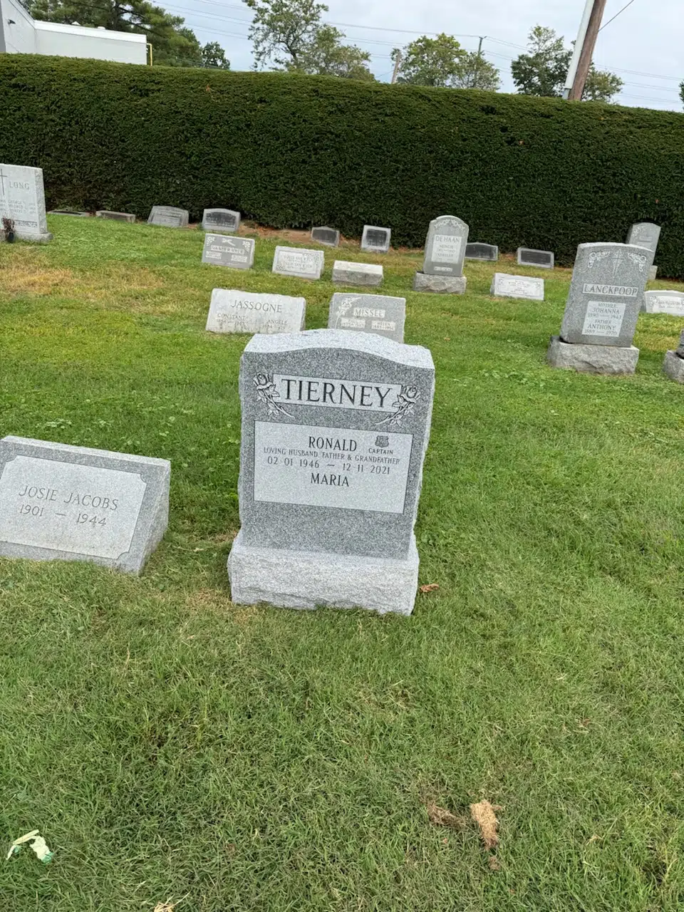 Granite Military Headstone hand-carved by Military Memorials in NJ — image 5